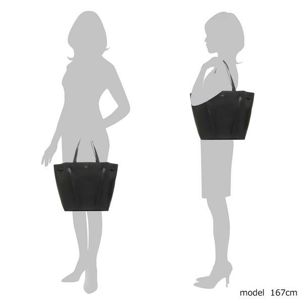 セリーヌ バッグ CELINE 189023TNI 38NO CABAS PHANTOM SMALL TOTE BAG カバファントム レディース トートバッグ 無地 BLACK 黒 詳細画像