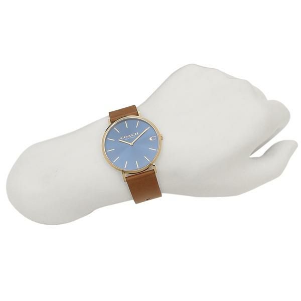 コーチ 時計 COACH 14602473 CHARLES チャールズ 41MM クォーツ メンズ腕時計 ウォッチ BROWN/BLUE 詳細画像