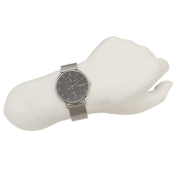 コーチ 時計 COACH 14602477 CHARLES チャールズ 41MM クォーツ メッシュ メンズ腕時計 ウォッチ BLACK 詳細画像