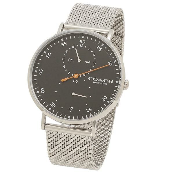 コーチ 時計 COACH 14602477 CHARLES チャールズ 41MM クォーツ メッシュ メンズ腕時計 ウォッチ BLACK 詳細画像