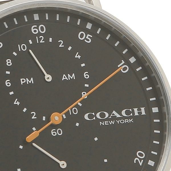 コーチ 時計 COACH 14602477 CHARLES チャールズ 41MM クォーツ メッシュ メンズ腕時計 ウォッチ BLACK 詳細画像
