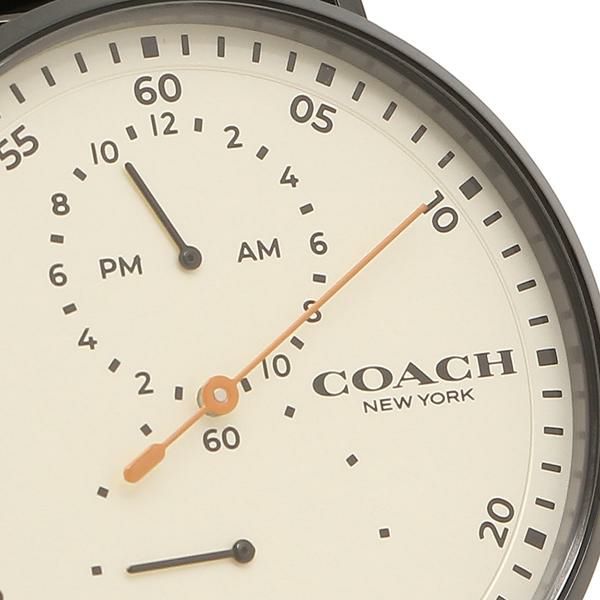 コーチ 時計 COACH 14602480 CHARLES チャールズ 41MM クォーツ メッシュ メンズ腕時計 ウォッチ BLACK 詳細画像