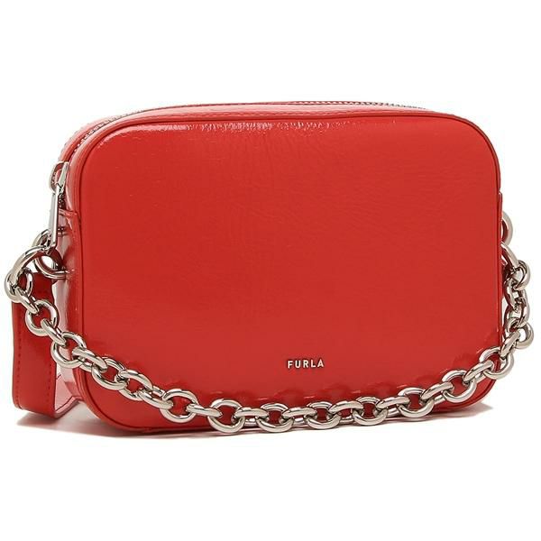 フルラ バッグ FURLA 1055817 BAGD W47 09A FURLA BLOCK MINI C/BODY CATENA ブロック ミニサイズ レディース ショルダーバッグ 無地 FUOCO H