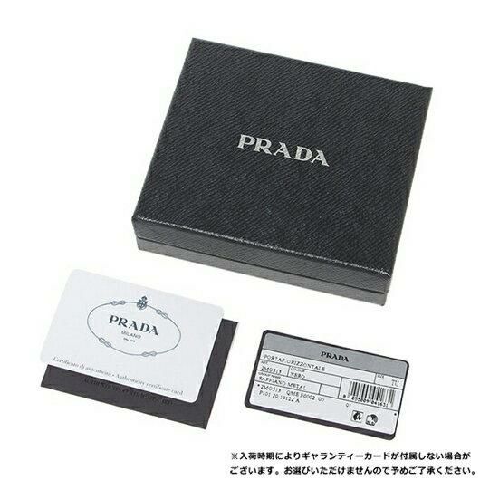 プラダ 二つ折り財布 サフィアーノ カードケース メンズ PRADA 2MO513 2MO738 2FJ6 QME QHH ZLP 詳細画像