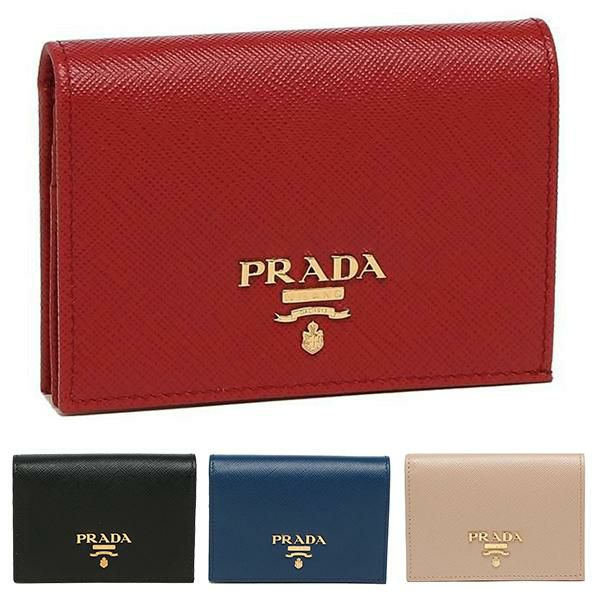 プラダ 二つ折り財布 サフィアーノ ミニ財布 レディース PRADA 1MV021 QWA