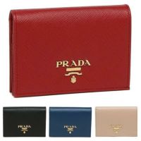 プラダ 二つ折り財布 サフィアーノ ミニ財布 レディース PRADA 1MV021 QWA