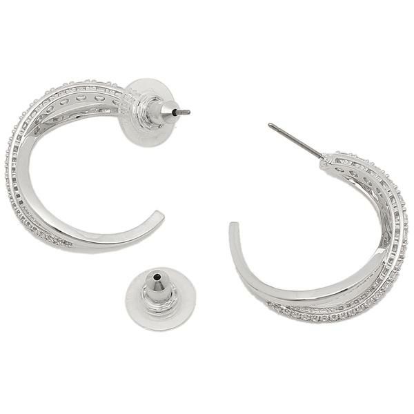 スワロフスキー ピアス アクセサリー SWAROVSKI 5563908 TWIST フープピアス レディース シルバー/ホワイト 詳細画像