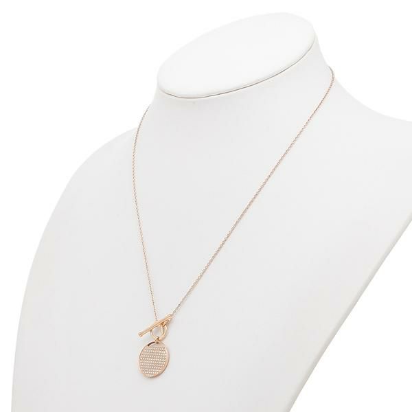 スワロフスキー ネックレス アクセサリー SWAROVSKI 5567529 GINGER T BAR レディース ペンダント ローズゴールド/ホワイト 詳細画像