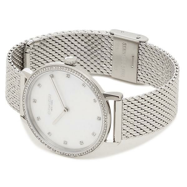 コーチ 時計 レディース オードリー 31MM クォーツ ホワイトパール シルバー COACH 14503358 詳細画像