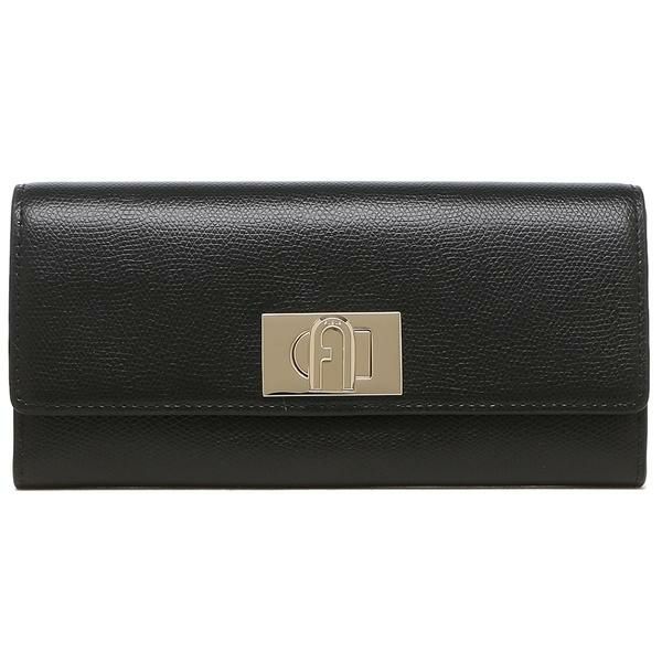 フルラ 財布 FURLA PCV0ACO ARE000 O6000 FURLA 1927 CONTINENTAL WALLET レディース 長財布 無地 NERO 黒 詳細画像