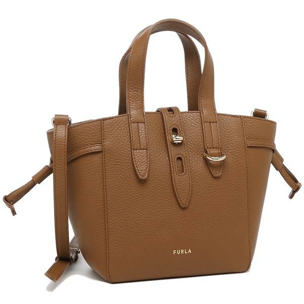 フルラ バッグ FURLA BASRFUA HSF000 03B00 FURLA NET MINI TOTE ネット レディース ハンドバッグ ショルダーバッグ 無地 COGNAC h 茶色