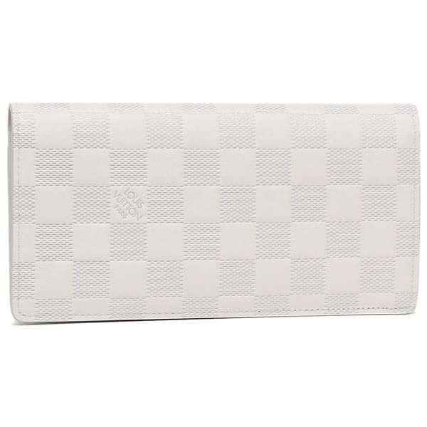 ルイヴィトン 財布 Louis Vuitton N ダミエインフィニ ポルトフォイユブラザ メンズ 長財布 ブロン 白 Axes