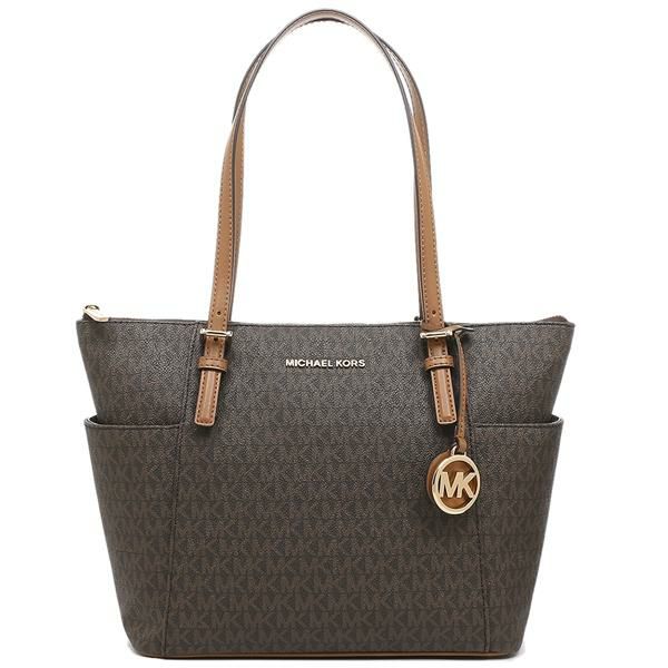 マイケルコース バッグ MICHAEL KORS 30S0GTTT1B 252 JET SET ITEM EW TZ TOTE レディース トートバッグ BRN/ACORN 茶色 詳細画像