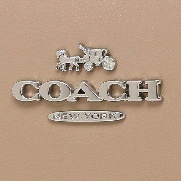 コーチ 財布 COACH 73738 LHTAU スリム アコーディオン ジップ ウォレット スムースレザー レディース 長財布 無地 TAUPE 詳細画像