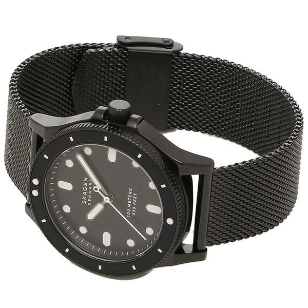スカーゲン 時計 SKAGEN SKW2917 FISK 38MM メッシュ クォーツ レディース腕時計ウォッチ ブラック 詳細画像