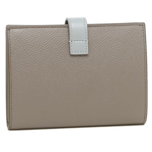 セリーヌ 財布 CELINE 10B643BRU 10PI ミディアム ストラップ MEDIUM STRAP WALLET BICOLOR レディース 二つ折り財布 無地 PEBBLE/MINERAL 詳細画像
