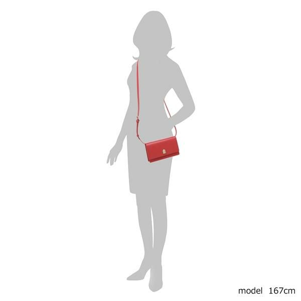 フルラ バッグ FURLA EAV6ACO ARE000 RUB00 FURLA 1927 MINI CROSSBODY ミニバッグ カードケース 定期入れ パスケース レディース ショルダーバッグ 無地 RUBY 赤 詳細画像
