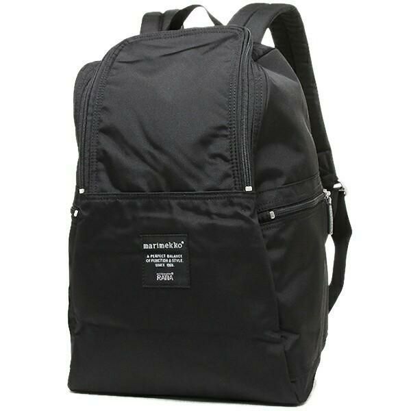 マリメッコ リュック バックパック メトロ ブラック メンズ レディース MARIMEKKO 039972 999 詳細画像