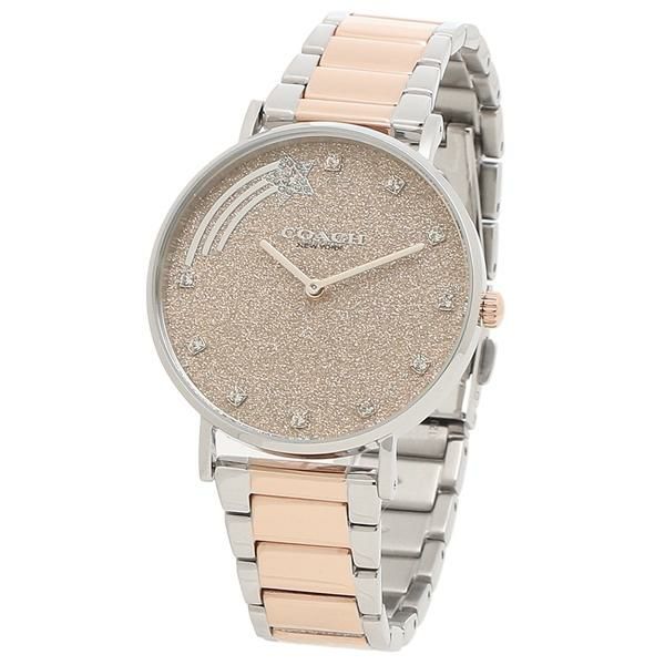 コーチ 時計 レディース ペリー 36MM クォーツ ゴールド ローズゴールド シルバー COACH 14503522 詳細画像