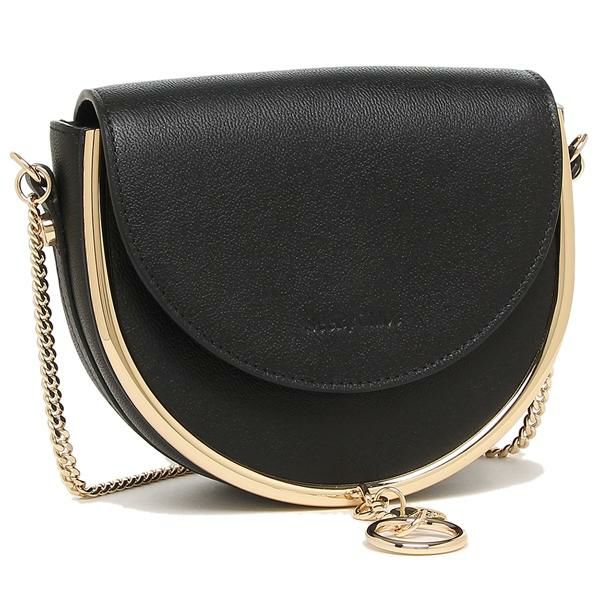 シーバイクロエ バッグ SEE BY CHLOE CHS20USA57388 001 MARA SHOULDER BAG  レディース ショルダーバッグ 無地 BLACK 黒