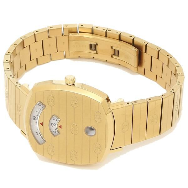 グッチ 時計 メンズ レディース グリップ 35MM クォーツ ゴールド ゴールド GUCCI YA157403 詳細画像
