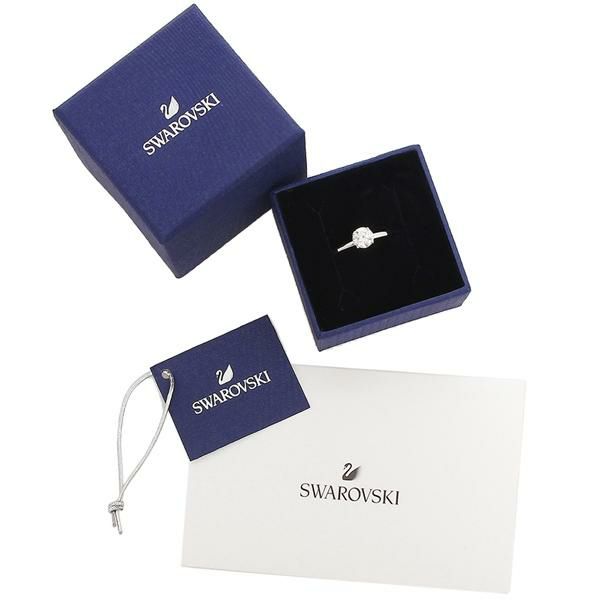 スワロフスキー リング アクセサリー SWAROVSKI ATTRACT レディース 指輪 ホワイト/シルバー 詳細画像