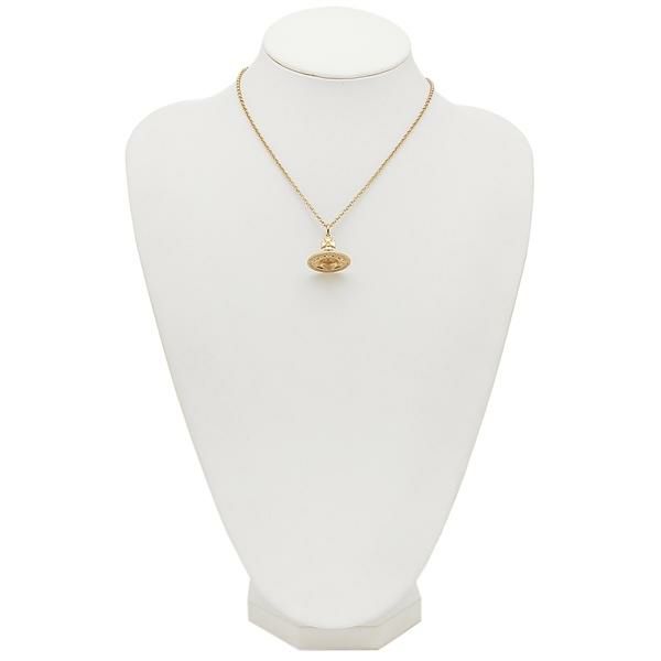 ヴィヴィアンウエストウッド ネックレス アクセサリー VIVIENNE WESTWOOD 63020097 R001 752014B/2 TINY ORB タイニーオーブ レディース ペンダント イエローゴールド 詳細画像
