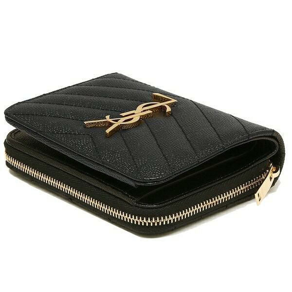 サンローラン 二つ折り財布 マテラッセ コンパクト財布 レディース SAINT LAURENT PARIS 403723 BOW01 BOW02 詳細画像