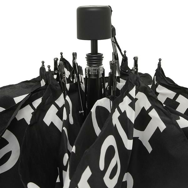 マリメッコ 傘 マリロゴ 折りたたみ傘 ブラック レディース MARIMEKKO 048859 910 詳細画像