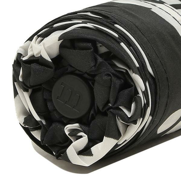 マリメッコ 傘 マリロゴ 折りたたみ傘 ブラック レディース MARIMEKKO 048859 910 詳細画像