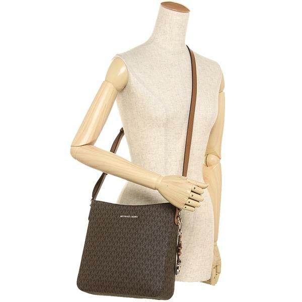 マイケルコース バッグ MICHAEL KORS 30H6GTVM3V 200 JET SET TRAVEL MESSENGER レディース ショルダーバッグ BROWN 茶色 詳細画像