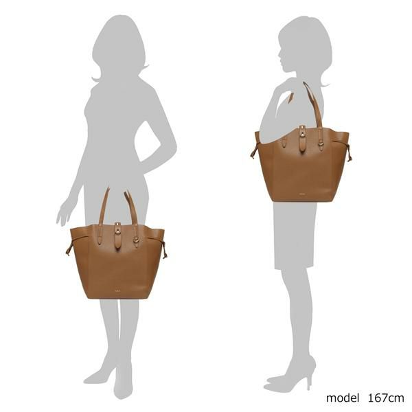 フルラ バッグ FURLA BZO5FUA HSF000 03B00 NET L TOTE ネット レディース トートバッグ 無地 COGNAC h 茶色 A4対応 詳細画像