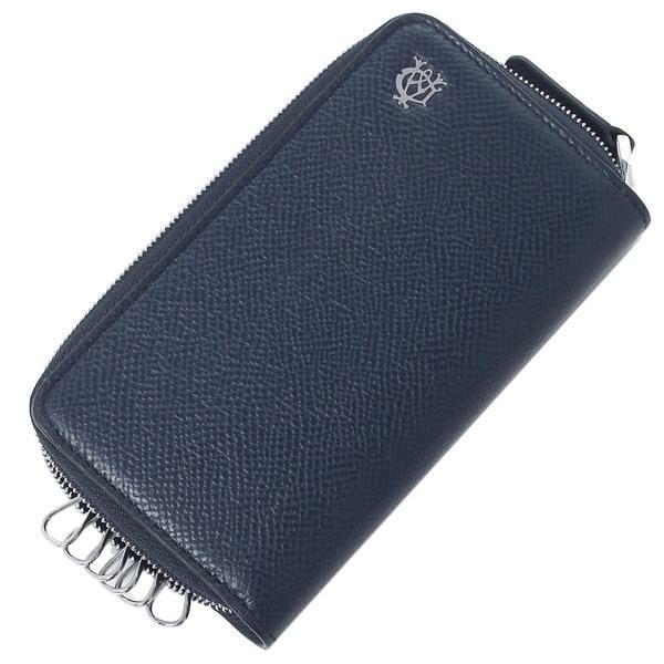 ダンヒル キーケース DUNHILL 19F22Z2CA410R CADOGAN カドガン 無地 NAVY 紺
