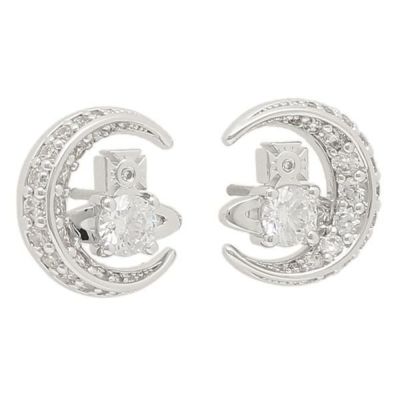 ヴィヴィアンウエストウッド ピアス アクセサリー Vivienne Westwood W106 Dorina Moon Earrings レディース メンズ シルバー 銀 秋冬新作 Axes