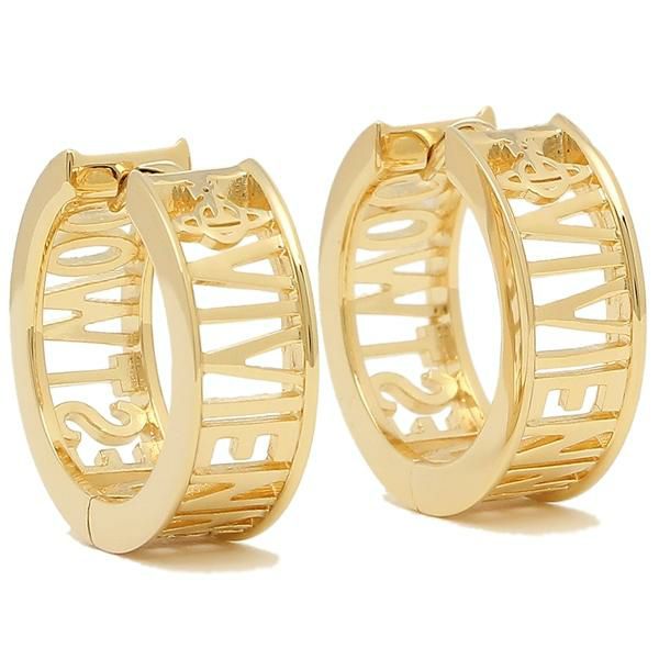 ヴィヴィアンウエストウッド ピアス アクセサリー VIVIENNE WESTWOOD 62030046 R001 WESTMINSTER EARRINGS レディース イエローゴールド 金