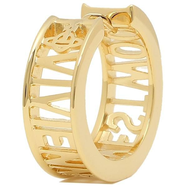 ヴィヴィアンウエストウッド ピアス アクセサリー VIVIENNE WESTWOOD 62030046 R001 WESTMINSTER EARRINGS レディース イエローゴールド 金 詳細画像