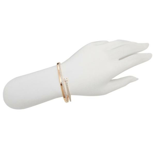 スワロフスキー ブレスレット アクセサリー SWAROVSKI FRESH BANGLE レディース バングル ローズゴールド/ホワイト 詳細画像