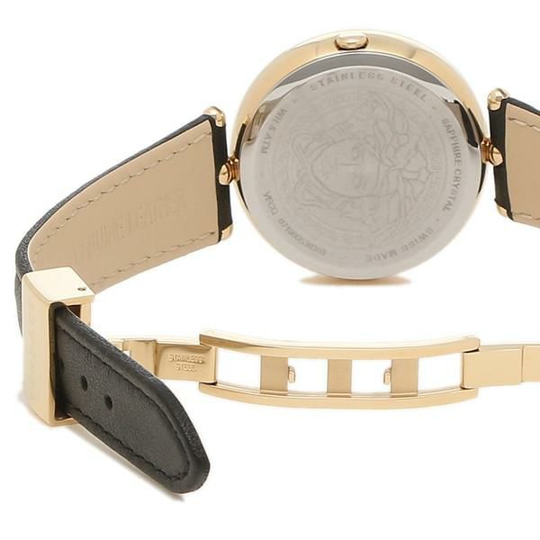 ヴェルサーチ 時計 VERSACE VECQ00118 PALAZZO EMPIRE パラッツォエンパイア 34MM クォーツ レディース腕時計ウォッチ ホワイト/ゴールド 詳細画像