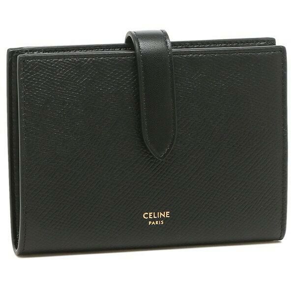 セリーヌ 二つ折り財布 ミディアムストラップウォレット レディース CELINE 10B643BFP 詳細画像