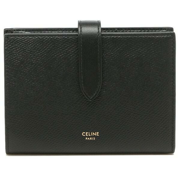 セリーヌ 二つ折り財布 ミディアムストラップウォレット レディース CELINE 10B643BFP 詳細画像