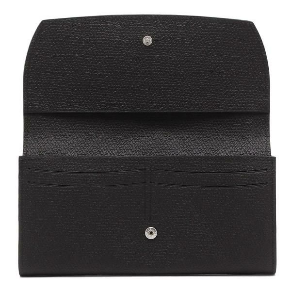 ロンシャン 財布 LONGCHAMP 3146 HPN 001 ROSEAU ロゾ LONG CONTINENTAL WALLET 長財布 レディース 長財布 無地 BLACK 黒 詳細画像