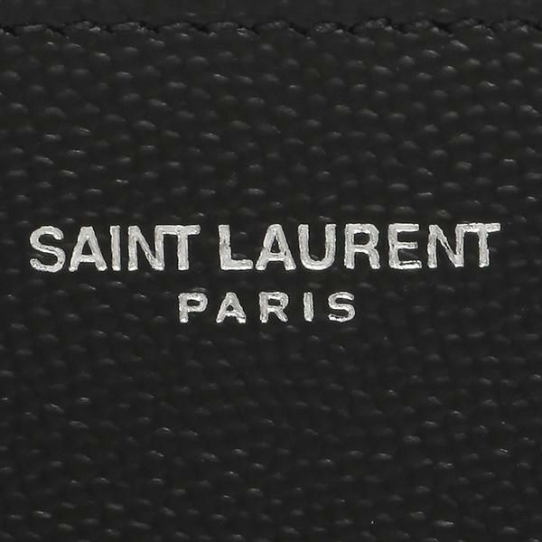 サンローランパリ 財布 SAINT LAURENT PARIS 396303BTY0N 1000 CLASSIC SAINT LAURENT EAST/WEST WALLET WITH COIN POUCH 二つ折り財布 メンズ BLACK 黒 詳細画像