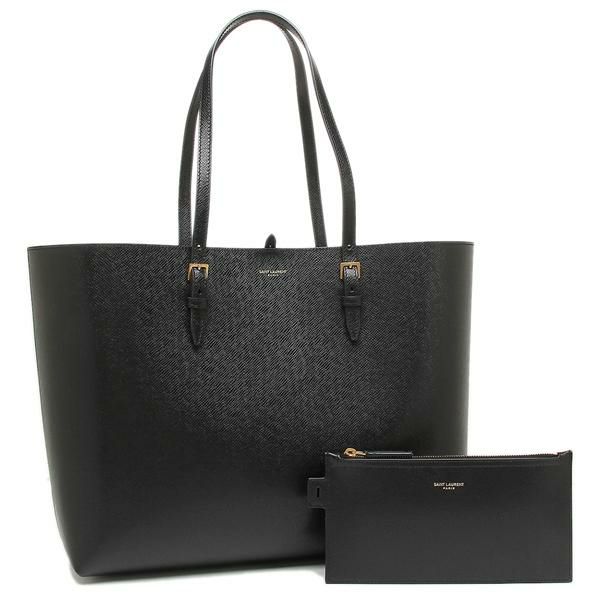 サンローラン トートバッグ イーストウエスト ブラック レディース SAINT LAURENT PARIS 604309 H3Z0W 1000