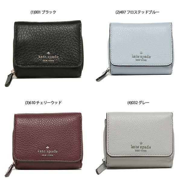 ケイトスペード 三つ折り財布 ジャクソン ミニ財布 レディース KATE SPADE WLRU6328 詳細画像