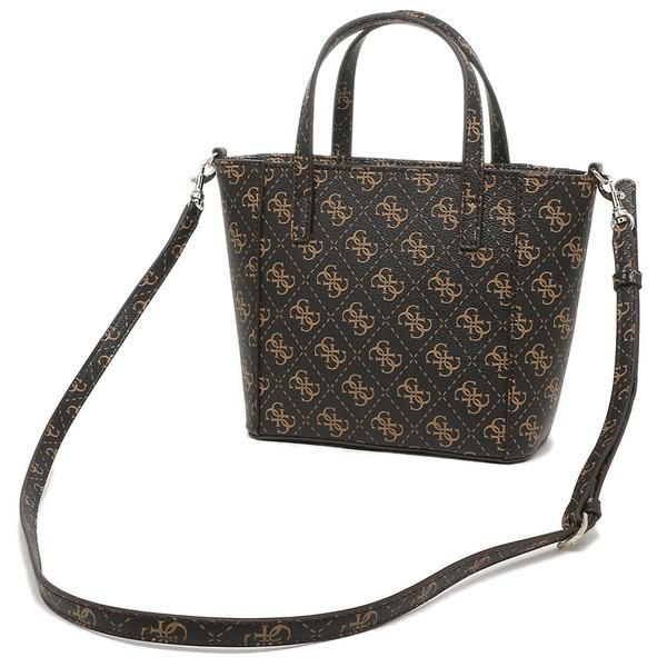 ゲス バッグ GUESS JQ745677 レディース ハンドバッグ ショルダーバッグ BROWN 茶色 詳細画像