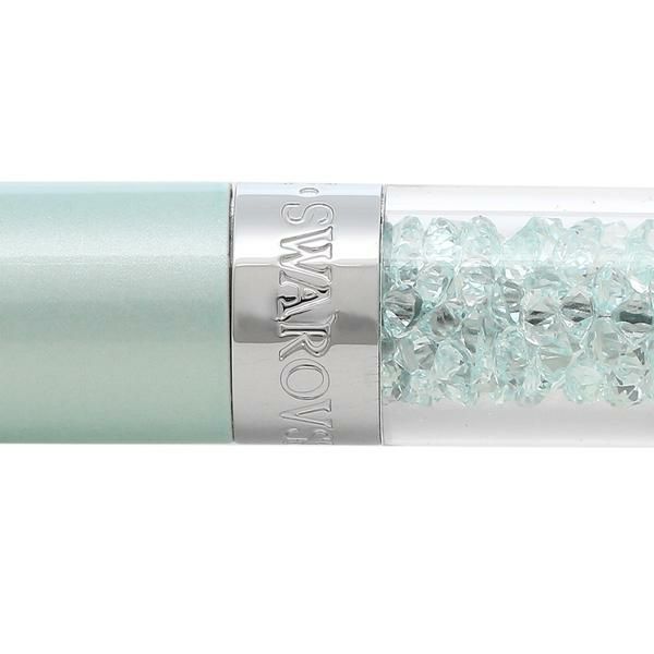 スワロフスキー ボールペン アクセサリー SWAROVSKI 5351072 クリスタルライン CRYSTALLINE BP PEN レディース シルバー/グリーン 緑 詳細画像