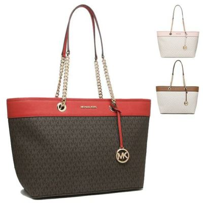 マイケルコース バッグ MICHAEL KORS 35H9GI4T7B SHANIA LG EW CHAIN TOTE レディース トートバッグ FLAME