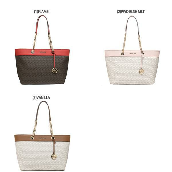 マイケルコース バッグ MICHAEL KORS 35H9GI4T7B SHANIA LG EW CHAIN TOTE レディース トートバッグ FLAME 詳細画像