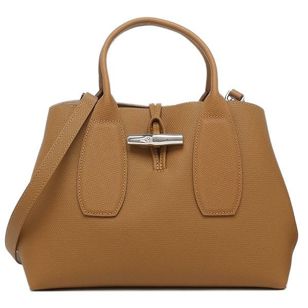 ロンシャン バッグ LONGCHAMP 10058 HPN 016 ロゾ ROSEAU TOP HANDLE BAG M レディース ハンドバッグ ショルダーバッグ 無地 NATURAL 詳細画像