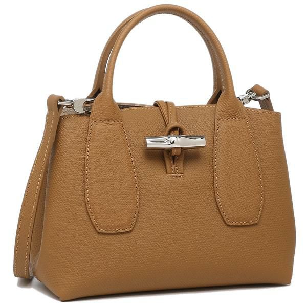 ロンシャン バッグ LONGCHAMP 10095 HPN 016 ロゾ ROSEAU TOP HANDLE BAG S レディース ハンドバッグ ショルダーバッグ 無地 NATURAL